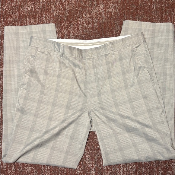 Greg Norman for Tasso Elba Collection Beige Trousers lightweight men’s golf pant - Picture 1 of 12